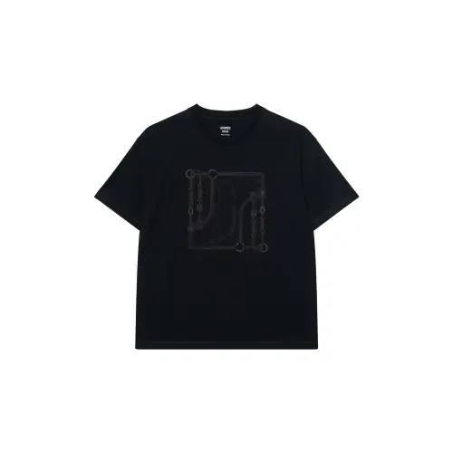 HERMES Regular T Shirt Women's Black