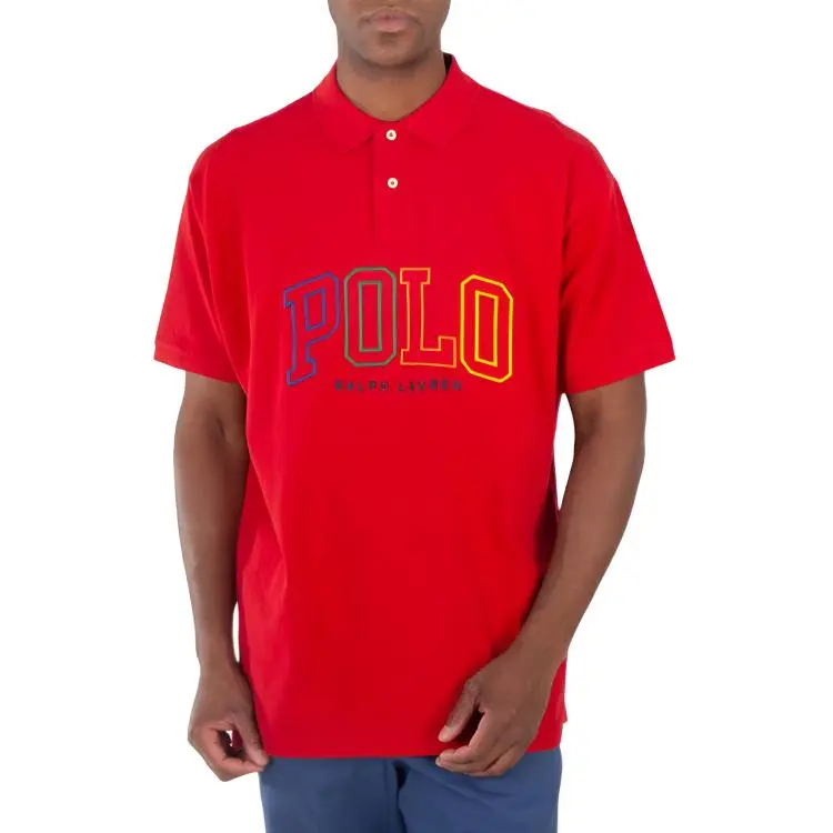 Polo Ralph Lauren logo-lettering polo shirt