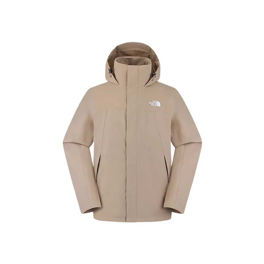 THE NORTH FACE Urban Exploration Windbreaker Jackets Men's Brown Hooded Moderate