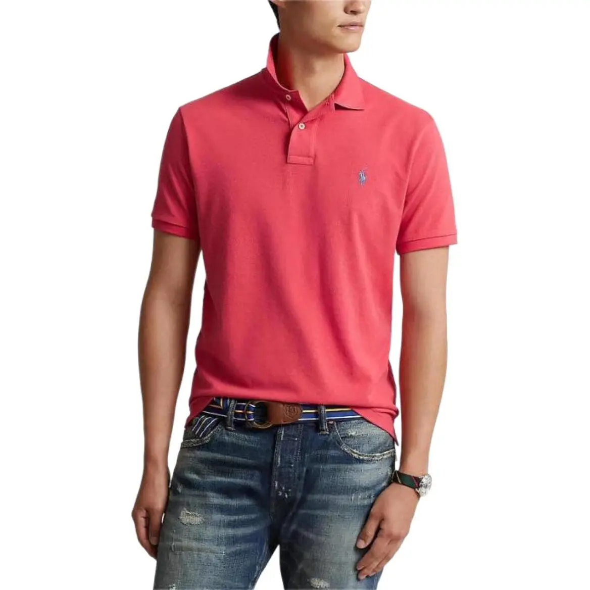 Polo Ralph Lauren FW23 Polo Shirt Men's Watermelon Red
