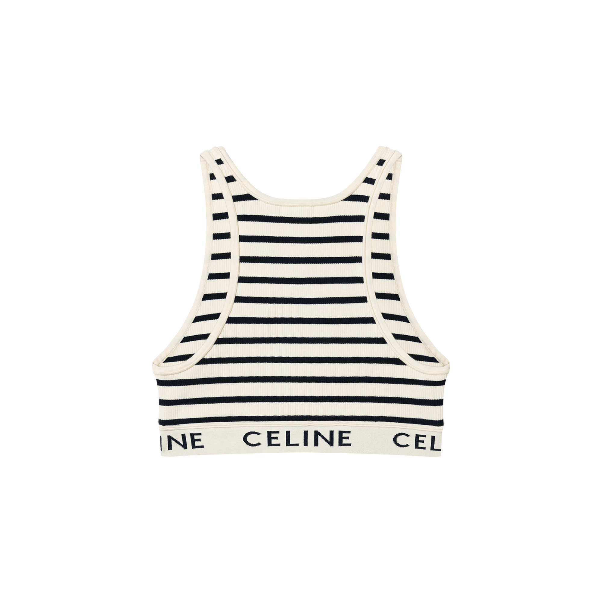 Женская майка CELINE (кремовая) — Молочно-белый — фото 2