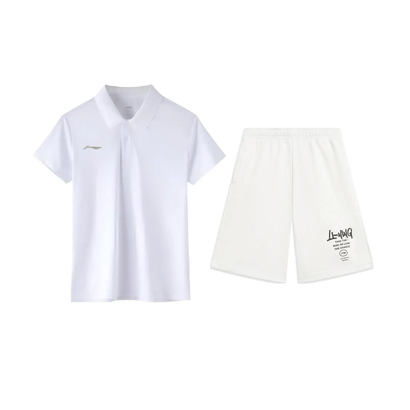 Li Ning Casual Sportswear Unisex White+White
