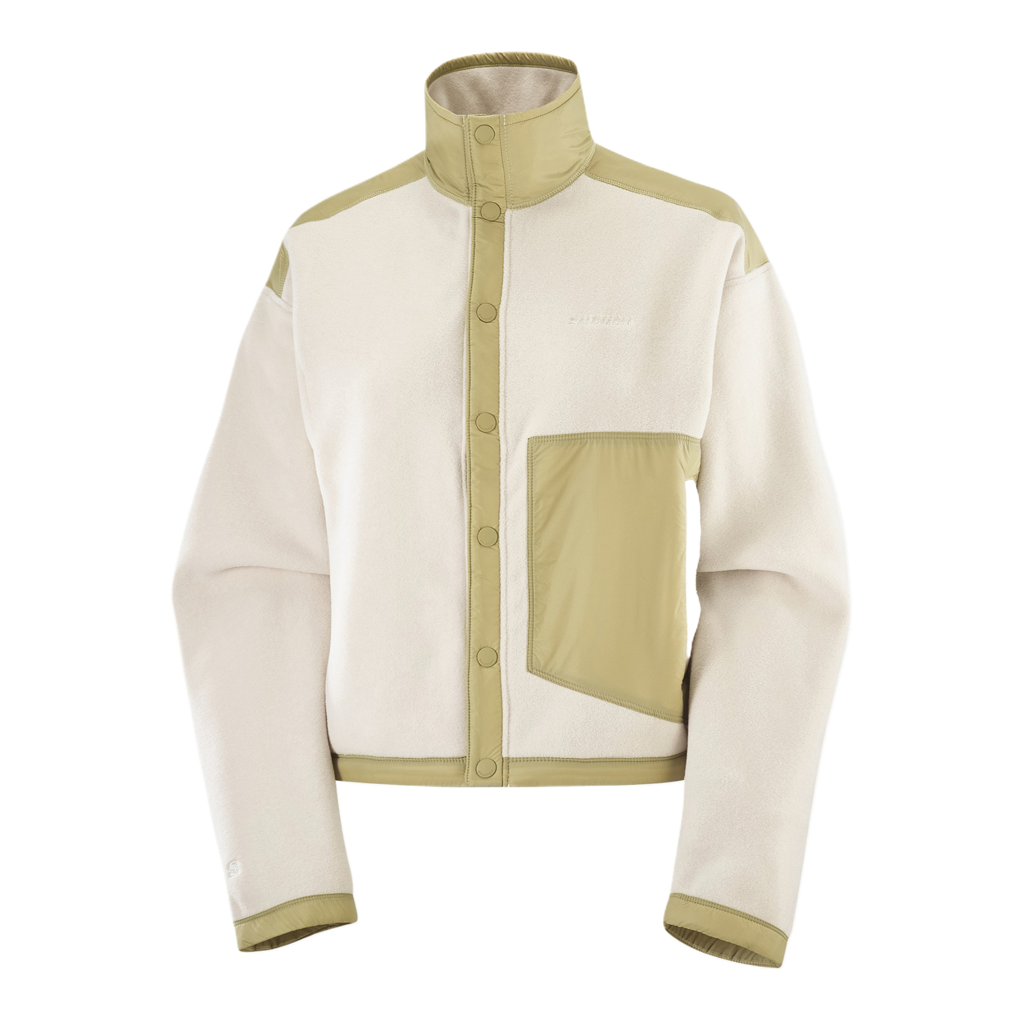 Женская куртка Salomon CHROMA FLEECE CARDIGAN (белая)