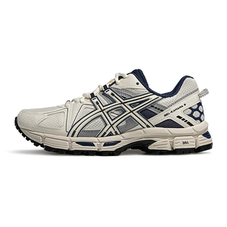 ASICS Gel Kahana 8 Breathable Low top AHAR+ Trail Running Shoes Women's White Blue