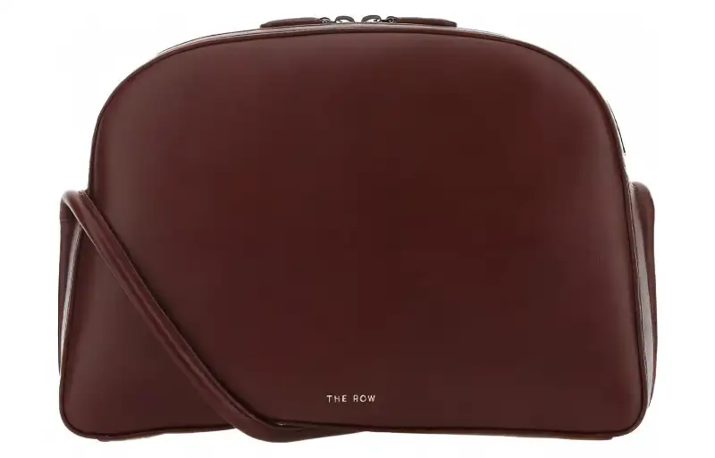 THE ROW Calfskin Shoulder Bag Women's Burgundy
