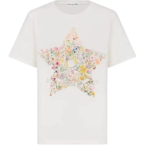 DIOR Drop Shoulder Sleeve T Shirt Women's