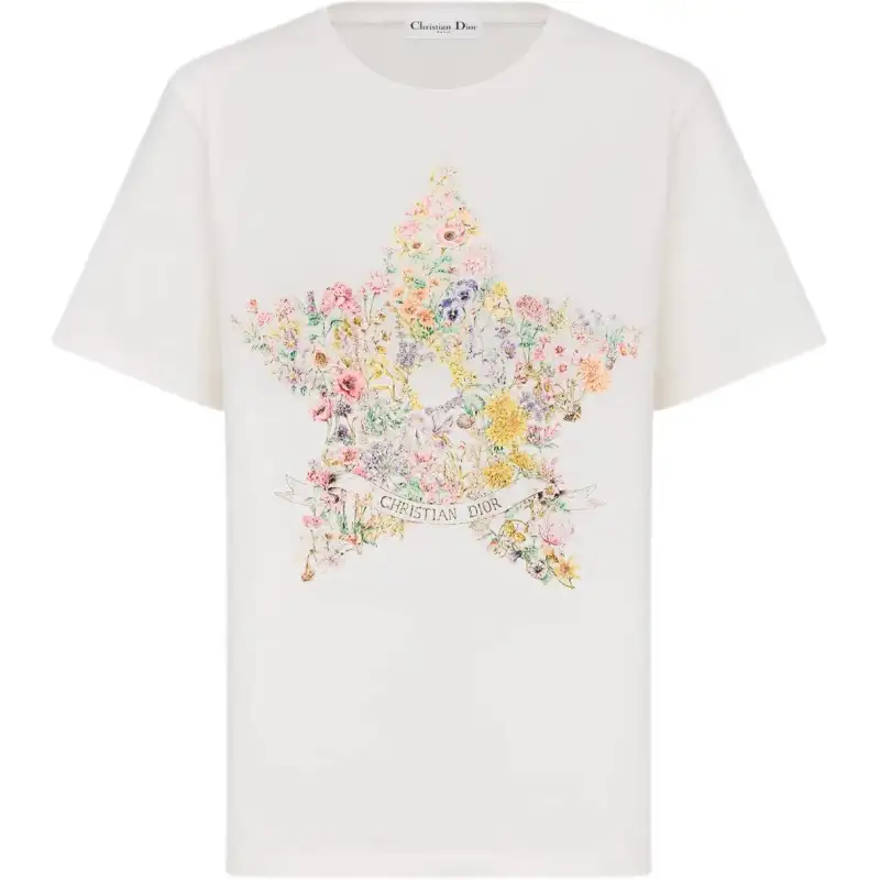 DIOR Drop Shoulder Sleeve T Shirt Women's