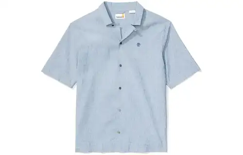 Timberland Shirts Men's Blue Lapel Moderate