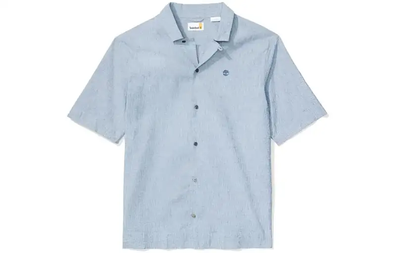 Timberland Shirts Men's Blue Lapel Moderate