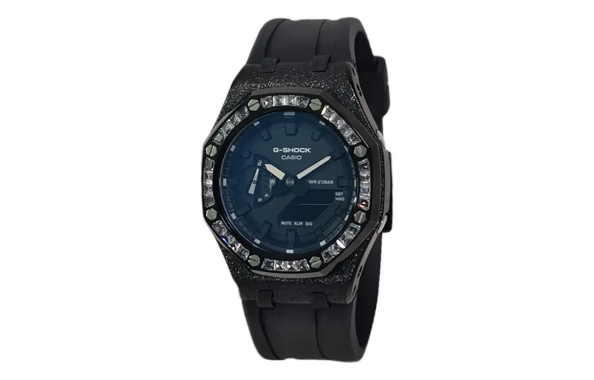 CASIO Custom Collection GA2100 Collection Quartz Movement Watch Unisex Black Dial