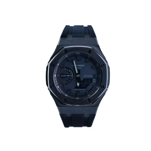CASIO Men Liquid Crystal/Analog Dual Display Series Blue Watch