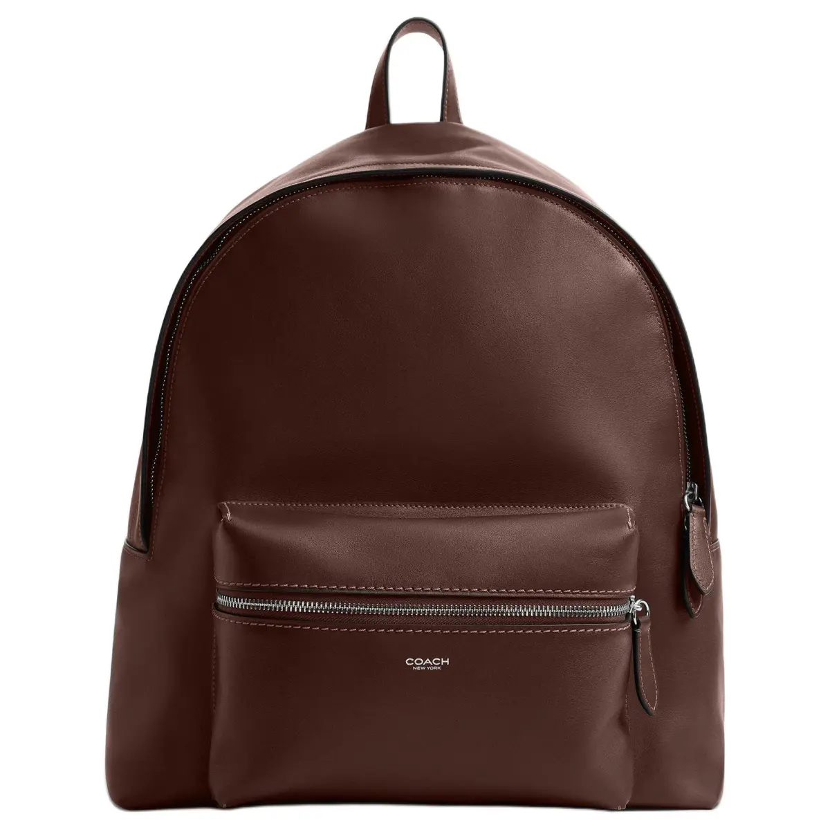 COACH Cow Leather Backpacks Large Unisex Brown