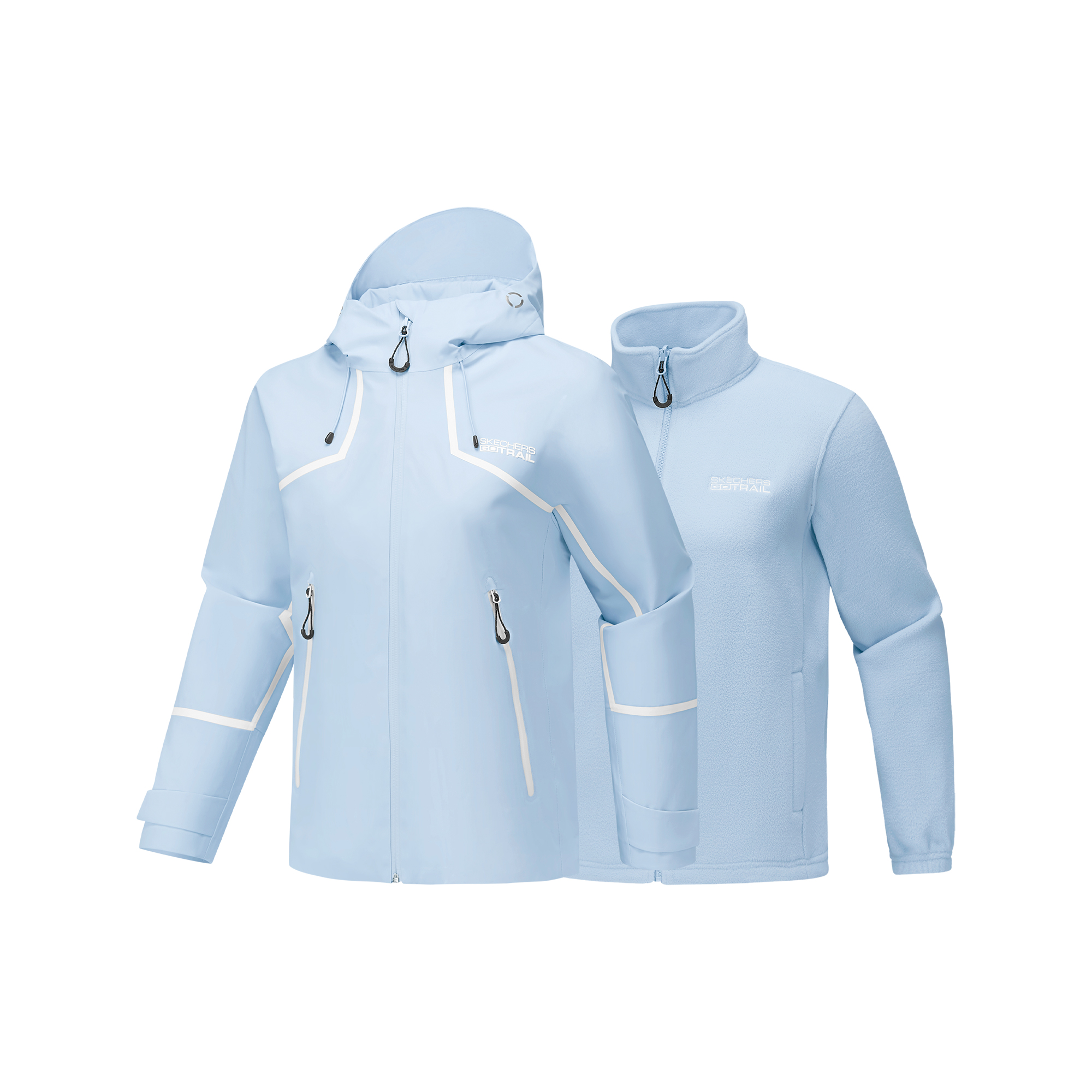Женская Skechers 3-in-1 Jacket (черная)