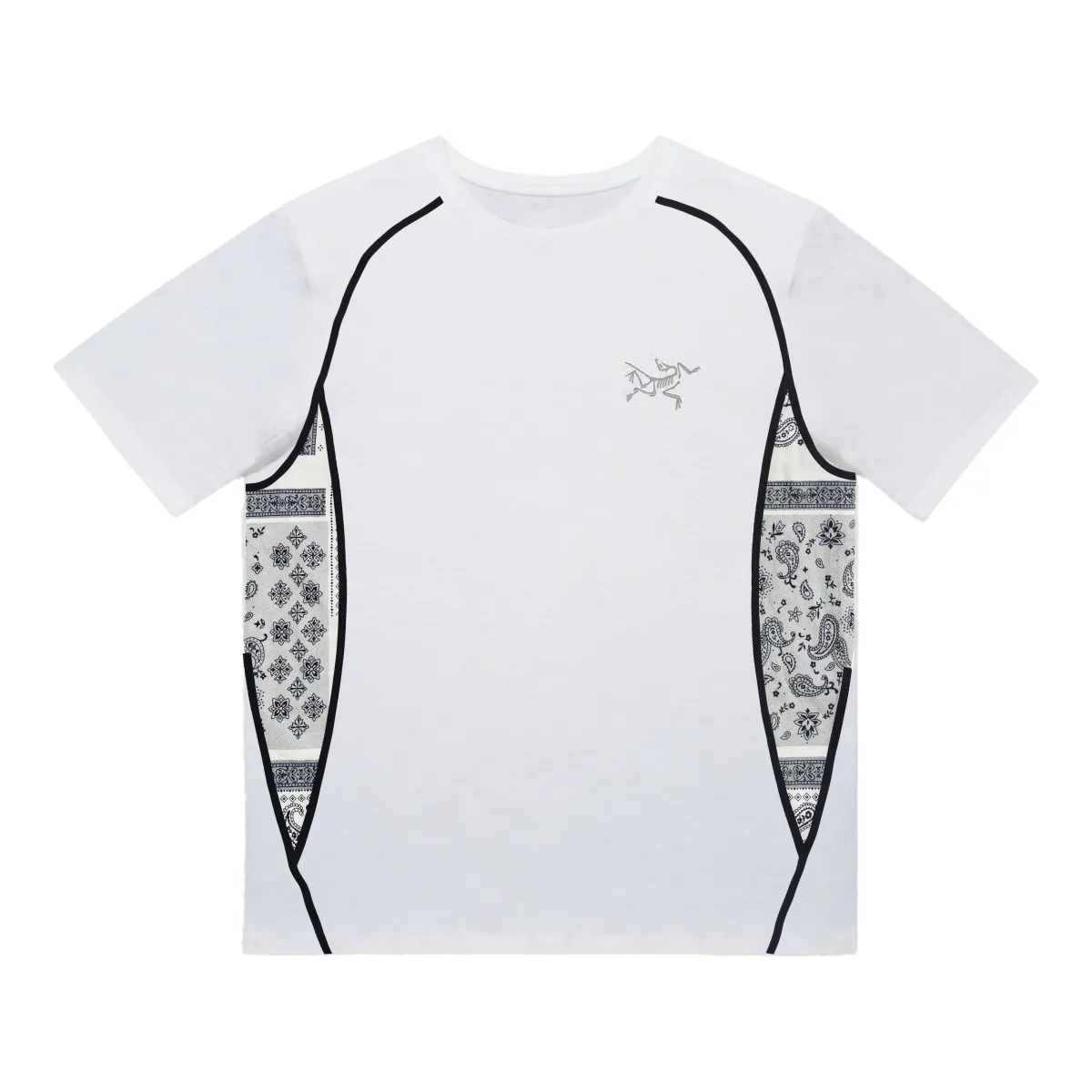 Arcteryx T-Shirts Unisex Ivory White/White Light Crew Neck Moderate