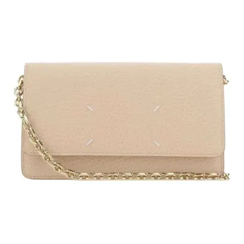 Maison Margiela Leather Crossbody Bag, Shoulder Bag Unisex Khaki