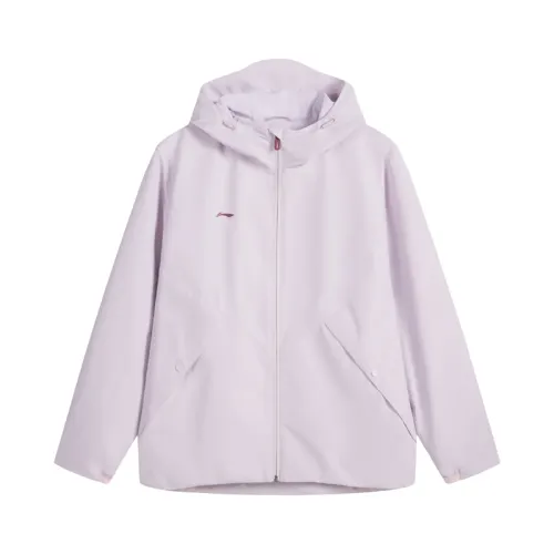 Li Ning Trench Coat Women's Cloud Purple