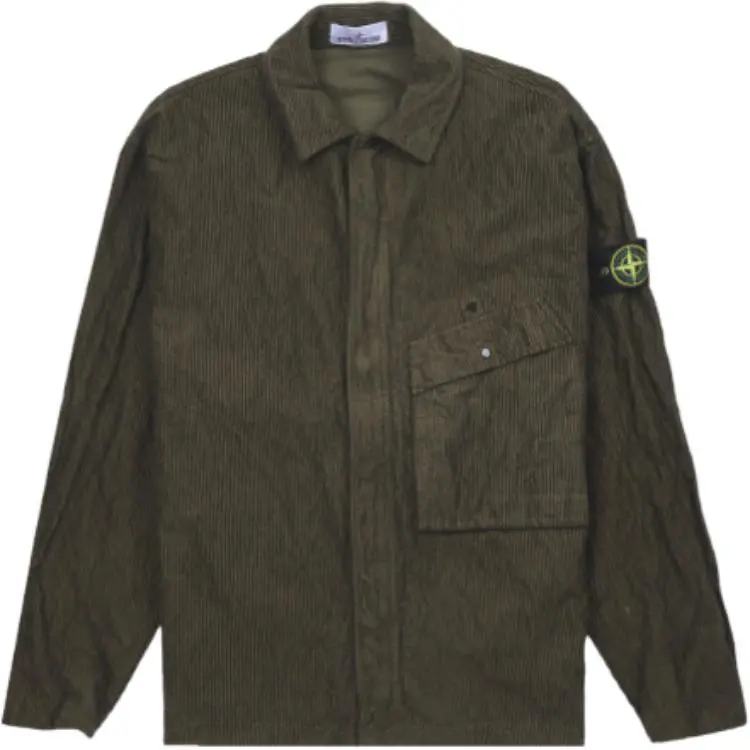 STONE ISLAND Ribbed Corduroy Shirt Jacket