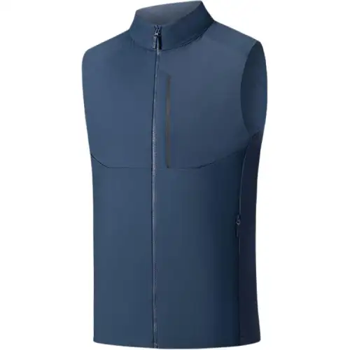 ANTA Vests Men's Blue Colorful Stand Collar Moderate Other