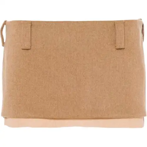 MIU MIU SS22 Half Length Skirt Women's Umber