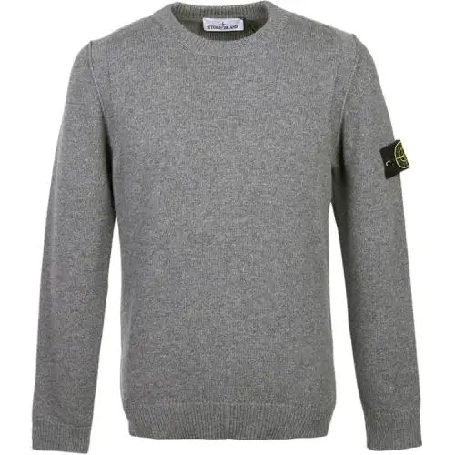 Stone Island Logo Patch Crewneck Jumper