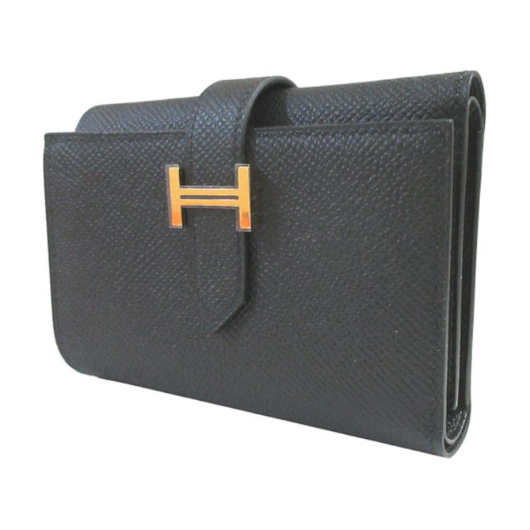 Сумка Hermes Bearn Combine 9 (серо-черная)