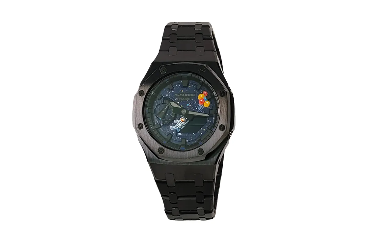 CASIO Custom Collection GA2100 Collection Quartz Movement Watch Unisex Multicolor Watch Dial