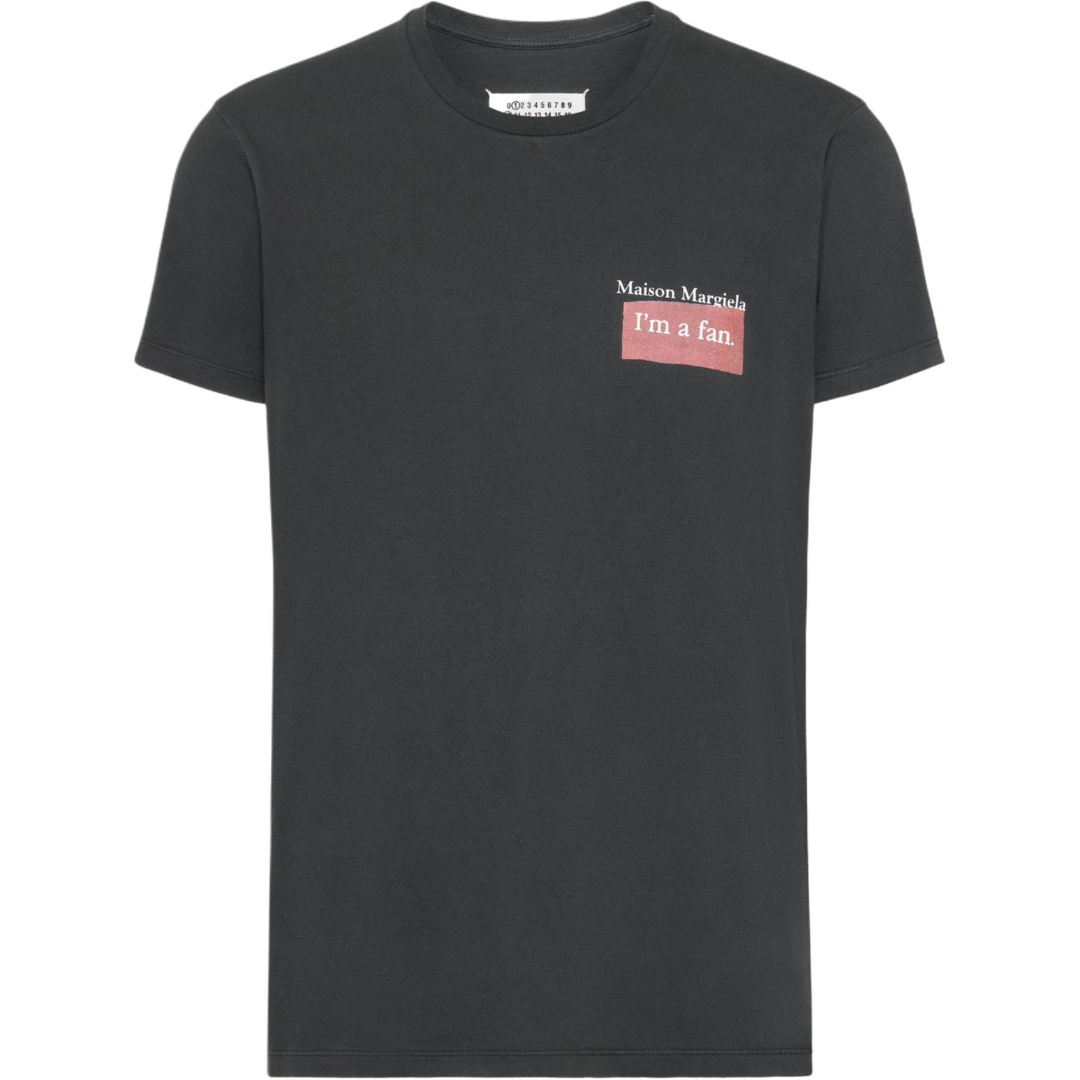 Мужская футболка Maison Margiela с логотипом (белая)