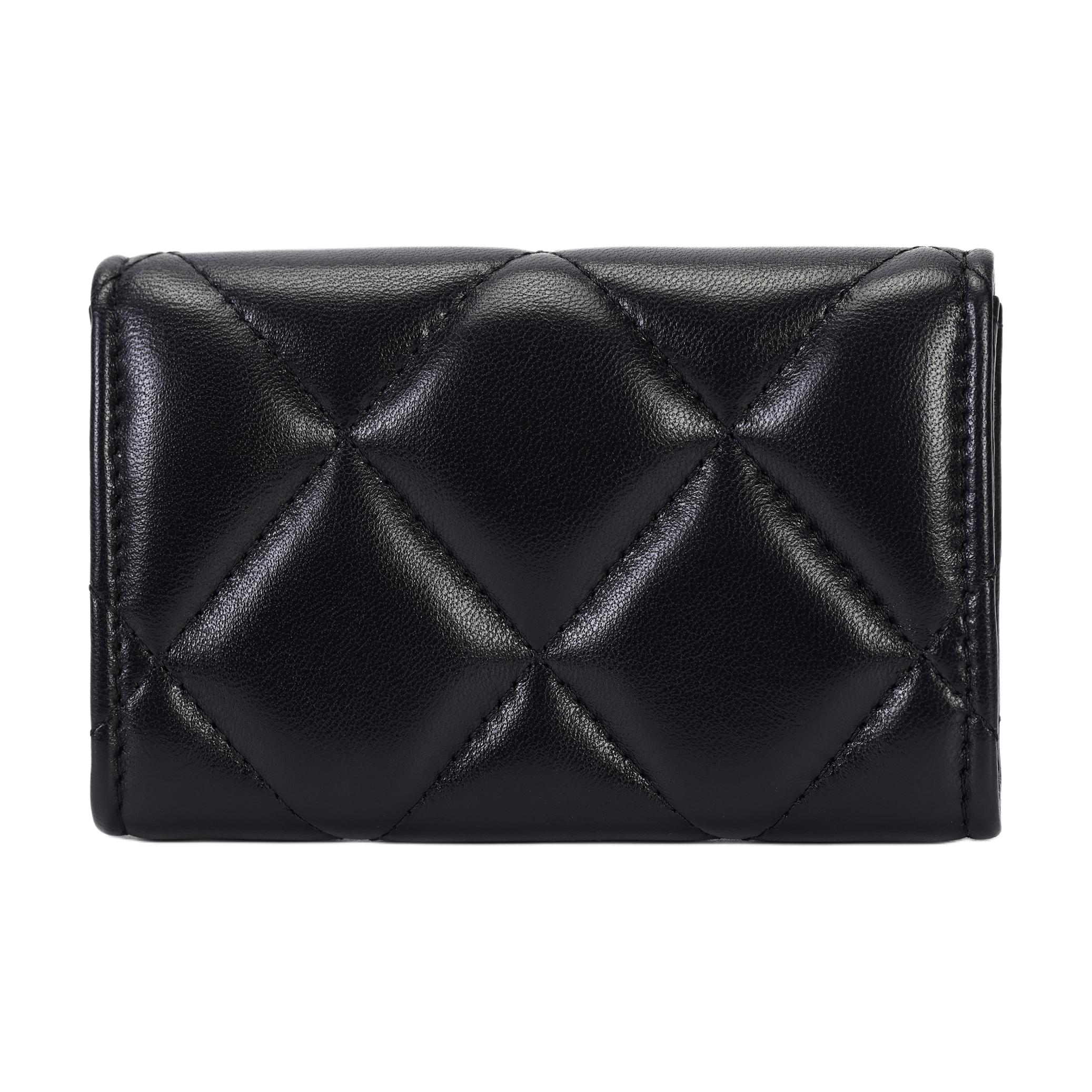 Женская сумка Chanel 19Bag Logo (черная) — фото 3