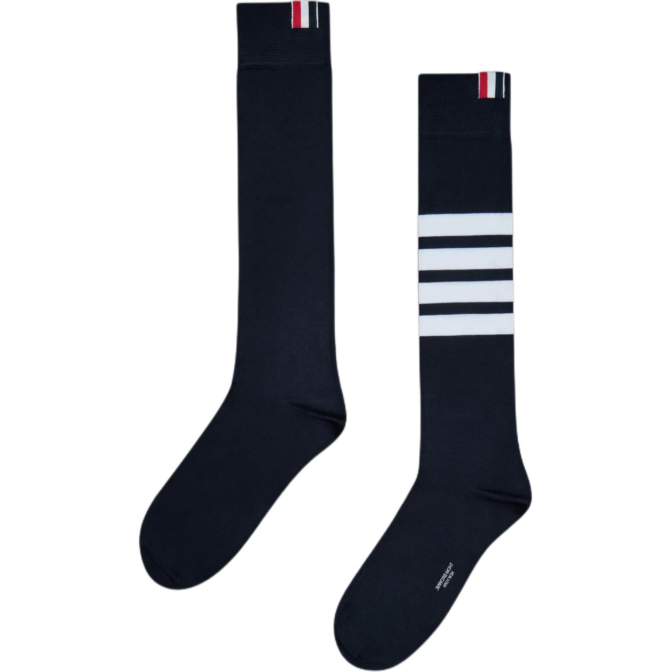 THOM BROWNE 4 Bar Logo Detailed Socks