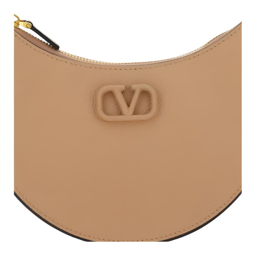 Женская сумка Valentino Vlogo Signature (розовая) — фото 4