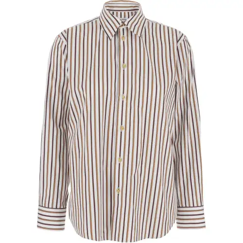 Bottega Veneta Bold Striped Buttoned Shirt
