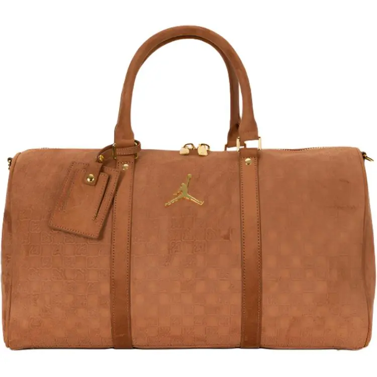 Jordan 25L Polyester Portable One Shoulder Crossbody Travel Bags Unisex Brown