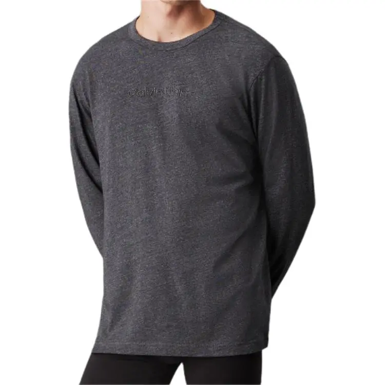 Calvin Klein T-Shirts Men's Gray Crew Neck
