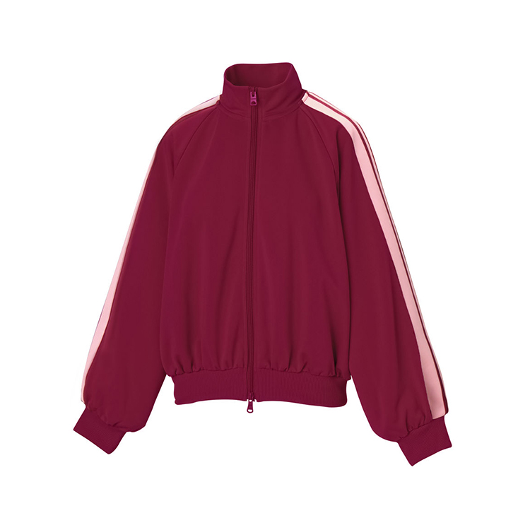 Женская куртка Onitsuka WS TRACK TOP (бордовая)