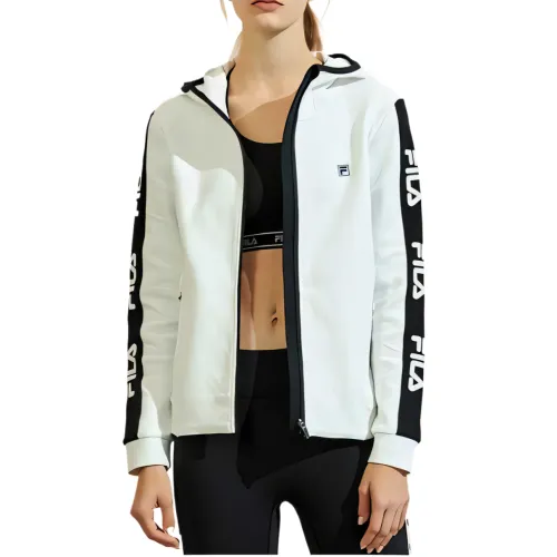 FILA Jackets Women's Jade White Hooded Moderate Other
