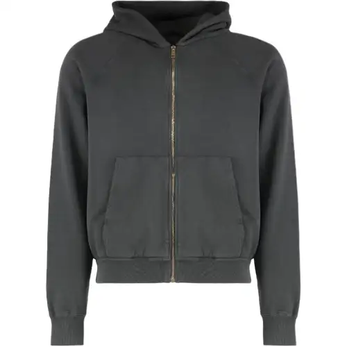 PRADA Sweatshirts Men's Gray Hooded Moderate