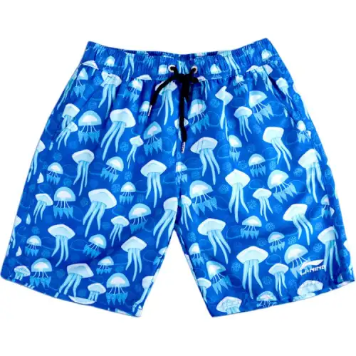 Li Ning Sports Shorts Women's Deep Sea Blue, Loose Fit Thin Woven Shorts