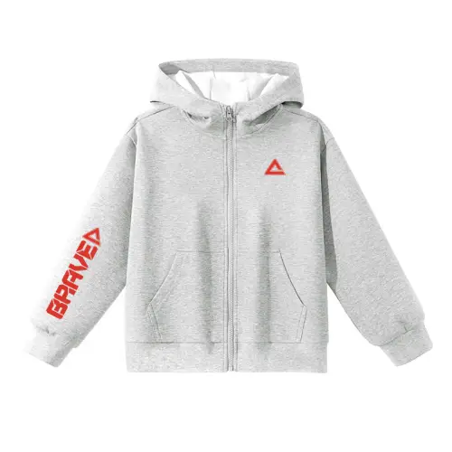 Comfortable sweatshirt for leisure, children's spring thin hoody with zipper