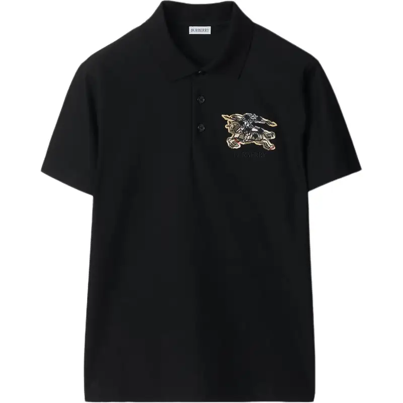 Burberry Equestrian Knight Design polo shirt