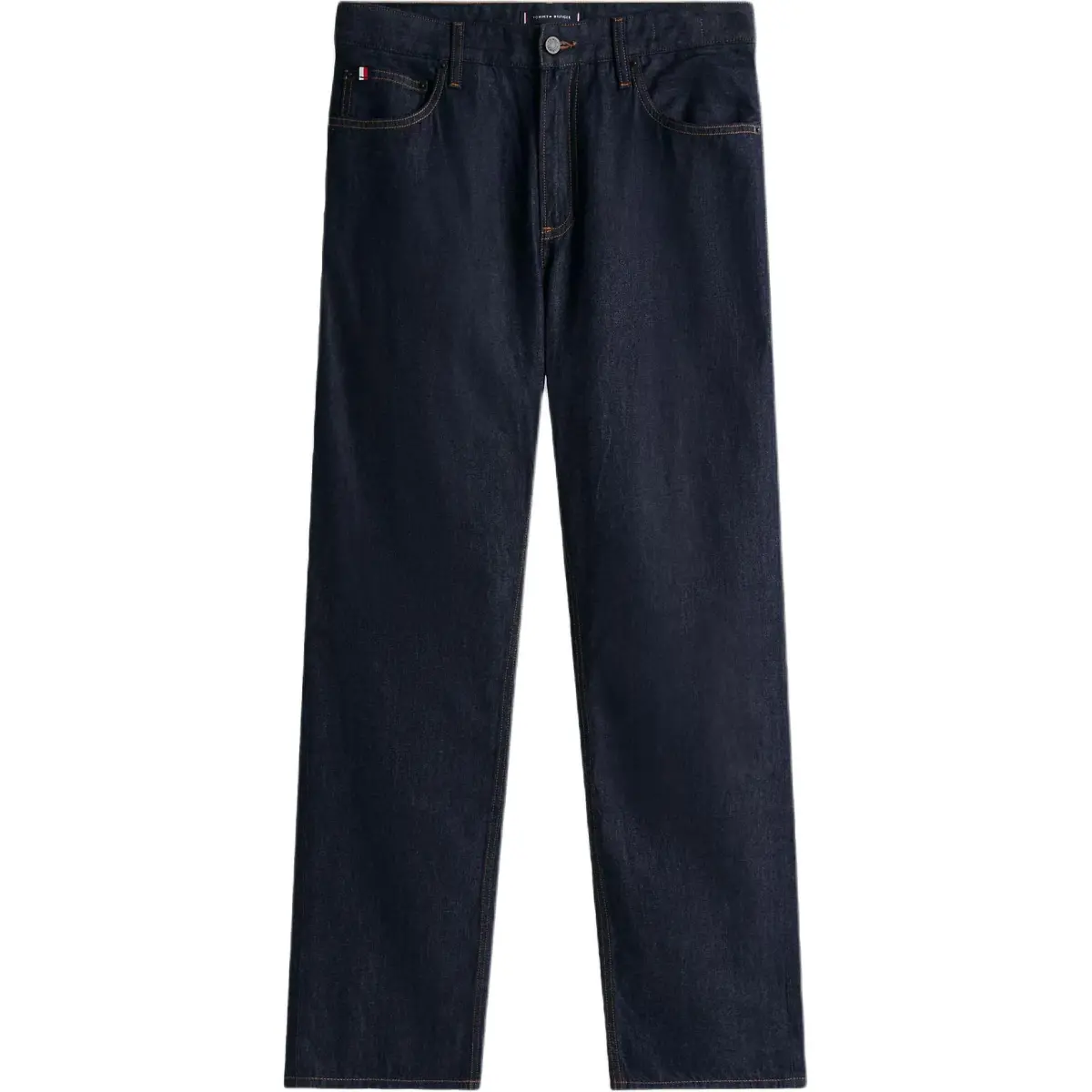 Tommy Hilfiger Jeans Men's Dark Blue Moderate Straight Fit Pants