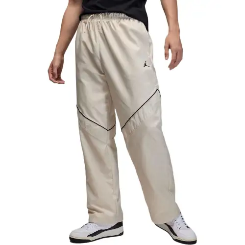 Jordan Apparel Casual Pants Men's Light Brown Moderate Cuffed Pants