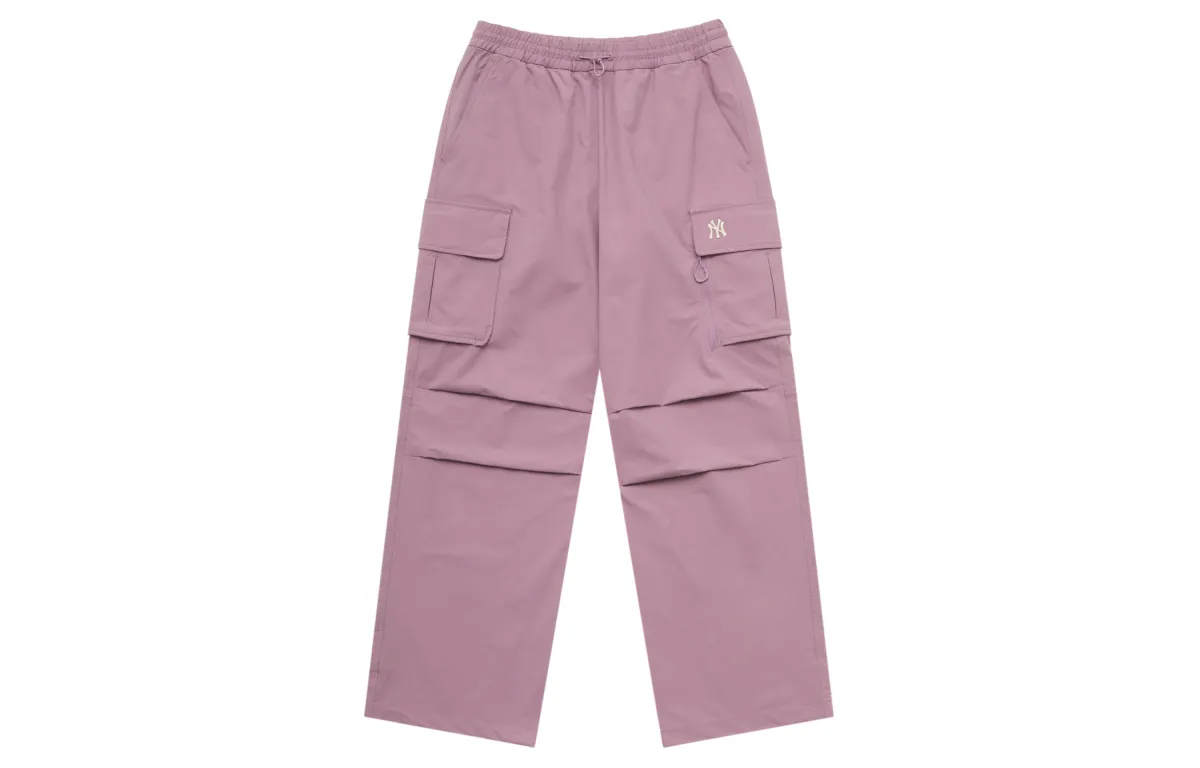 MLB New York Yankees Basic Collection 25FW Cargo Pants Unisex Dark Pink