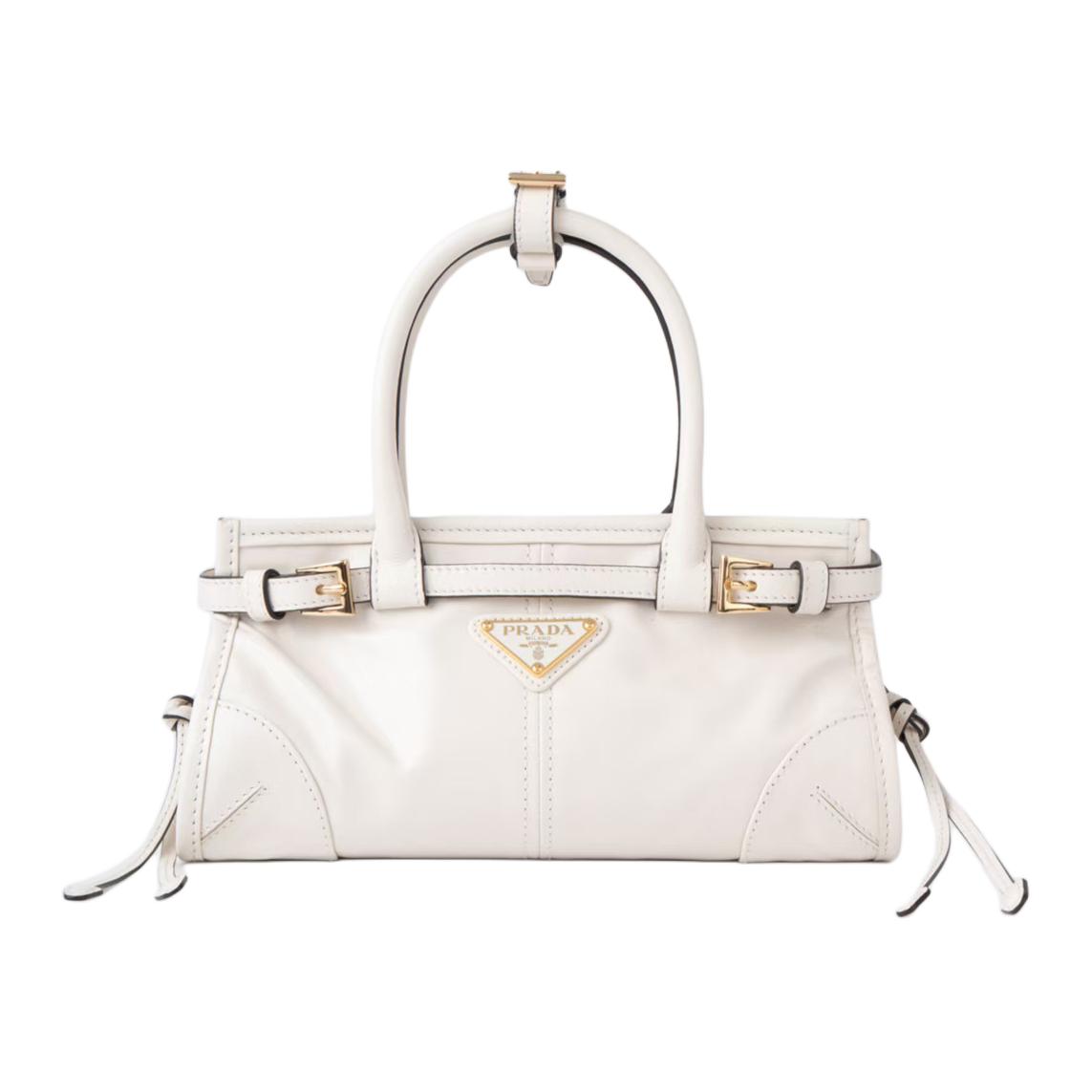 Женская сумка Prada Bonnie (белая)