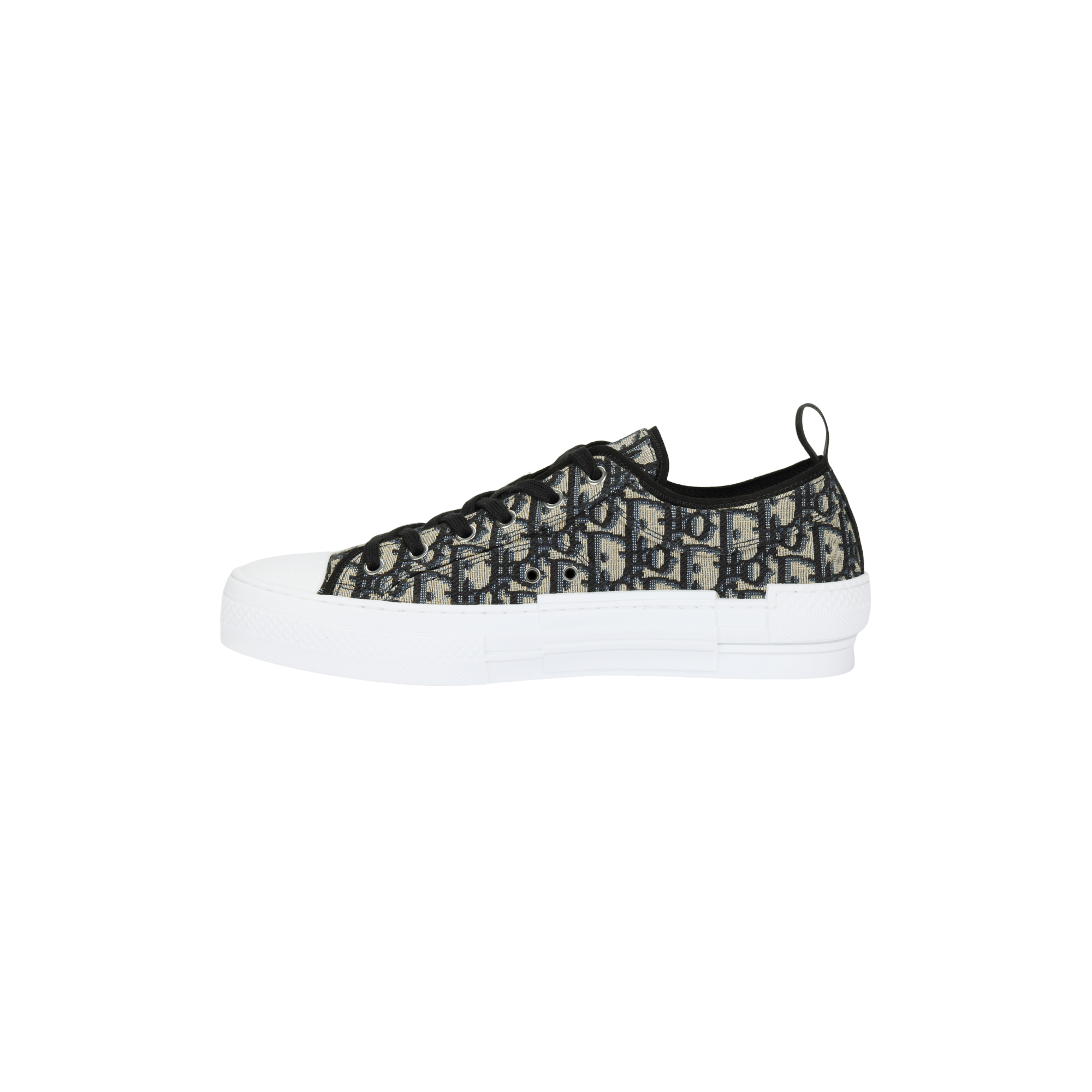 DIOR B23 Low top Skateboard Shoes Unisex Beige Black