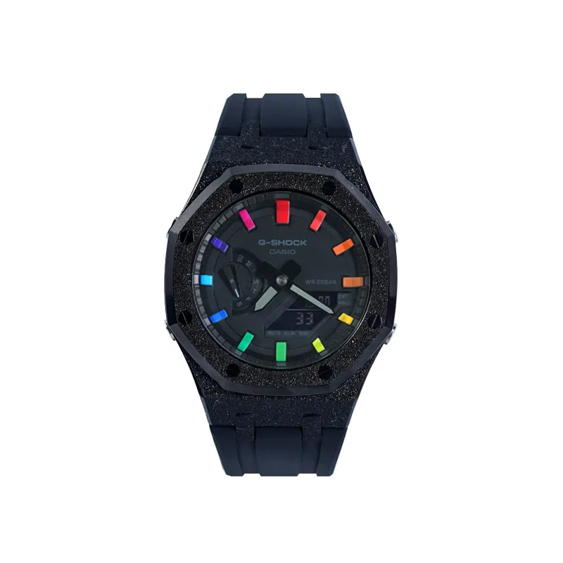 CASIO Men Liquid Crystal/Analog Dual Display Series Black Watch