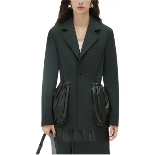 Bottega Veneta FW23 Business Suit Coat Women's Green