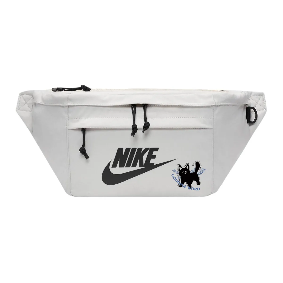Nike Fabric Crossbody Bag, Sling Bag, Fanny Pack Unisex Light Bone
