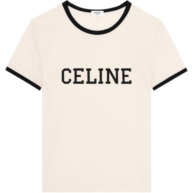 Мужская футболка CELINE (бежевая)