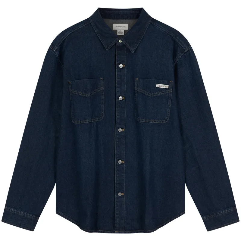 Calvin Klein flap-pocket overshirt