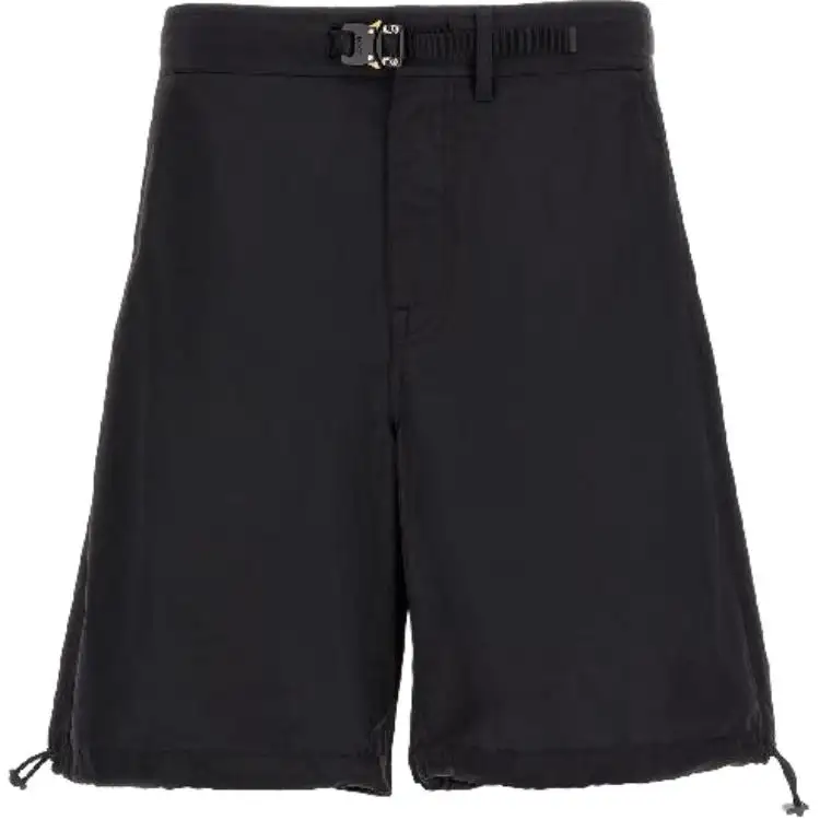 DIOR Casual Shorts Men's Black Moderate Straight Fit Pants